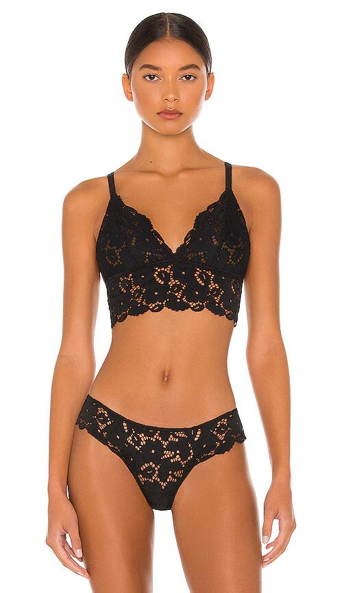 eberjey Naya The Classic Longline Bra in Black Cover