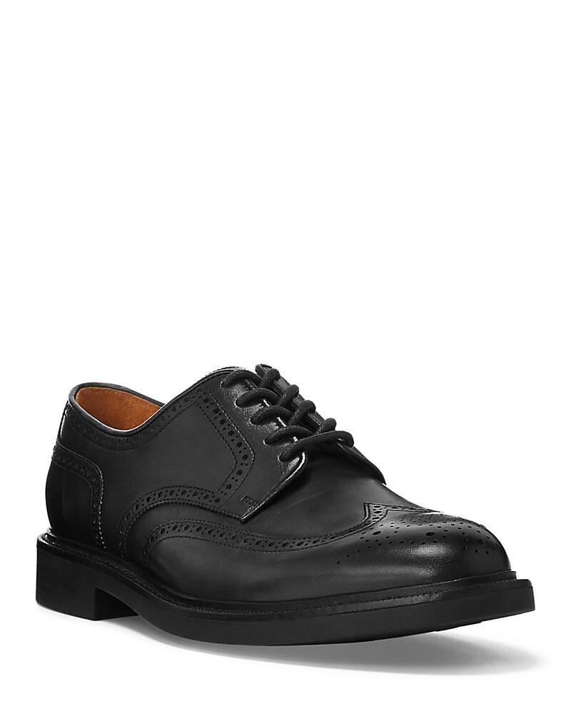 Polo Ralph Lauren Men's Lace Up Wingtip Dress Shoes Cover