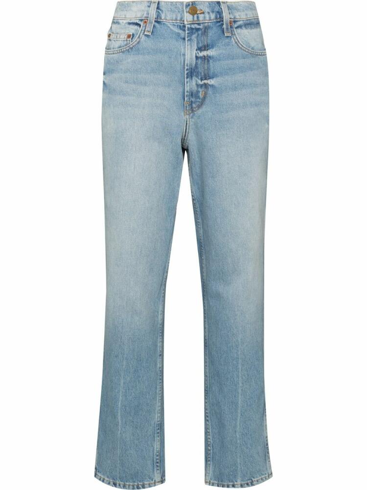 B SIDES mid-rise straight-leg jeans - Blue Cover