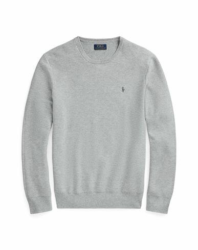 Polo Ralph Lauren Man Sweater Light grey Cotton Cover