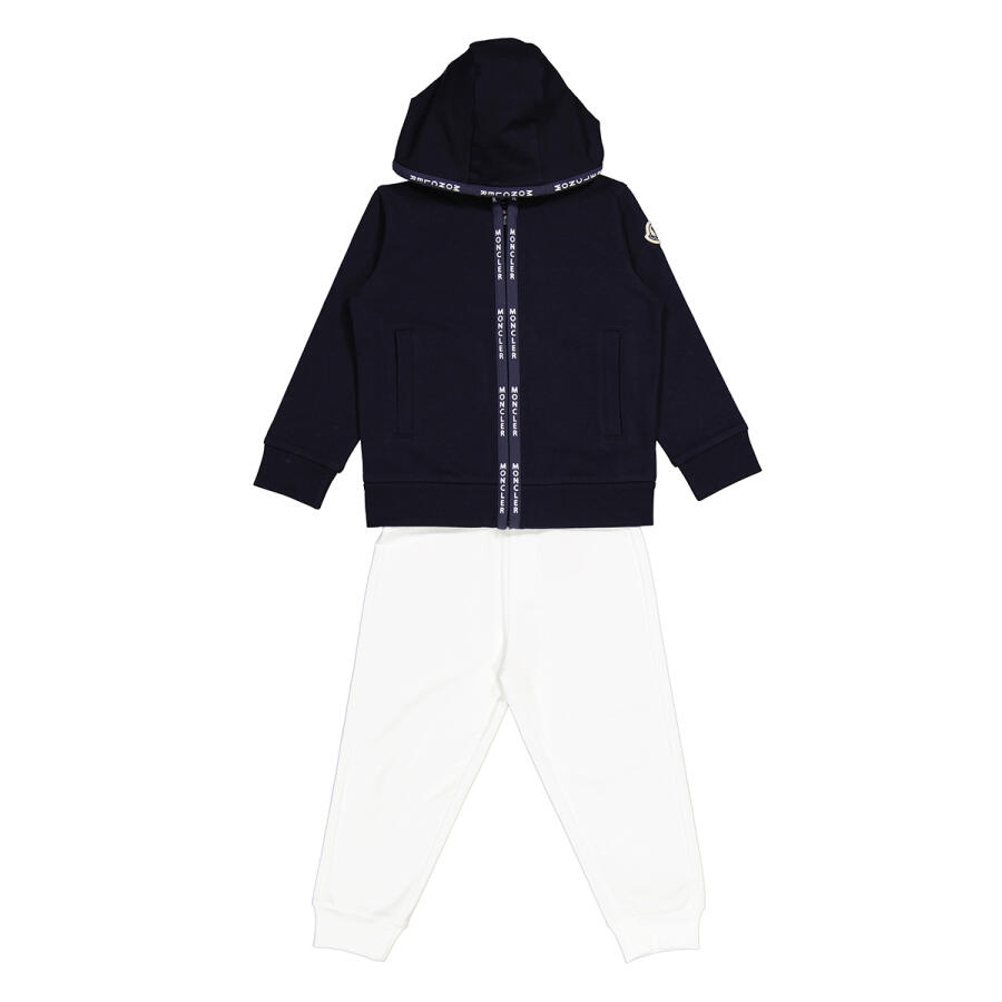 Moncler Boys Bicolor Cotton Fleece Tracksuit Set Cover