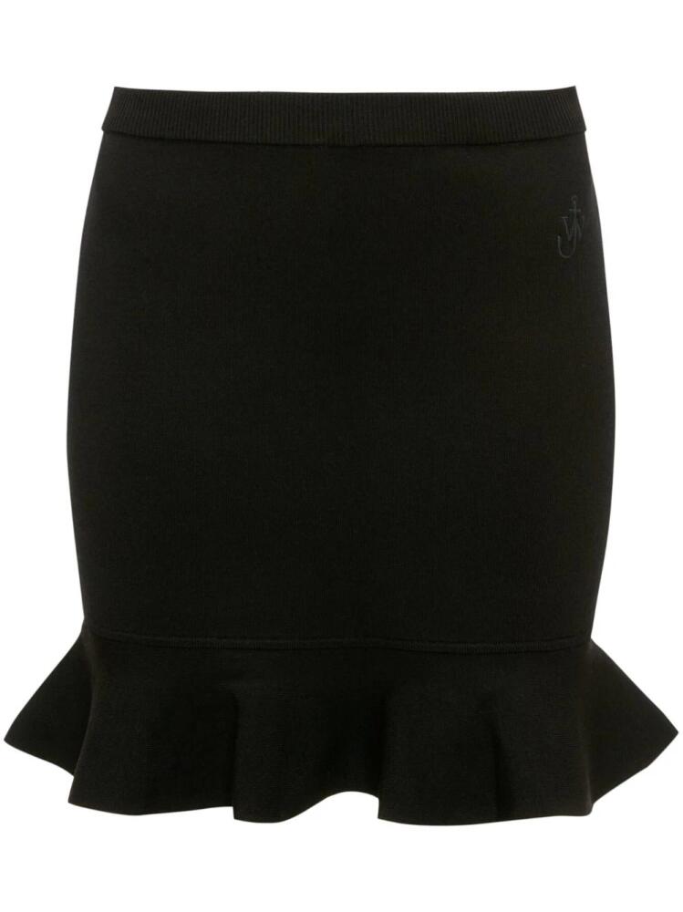 JW Anderson ruffled mini skirt - Black Cover