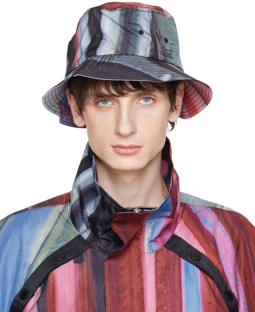 Feng Chen Wang Multicolor Zip Pocket Bucket Hat Cover