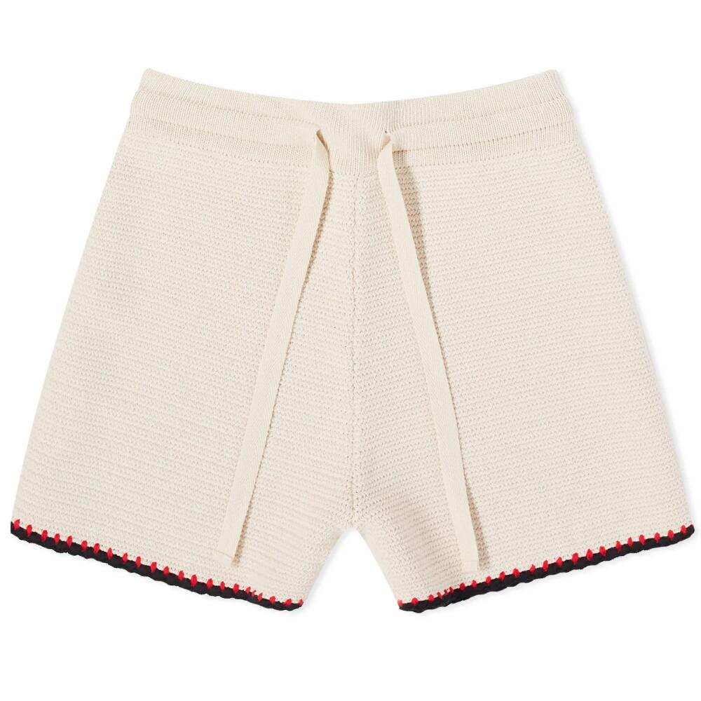 Jil Sander+ Women's Crochet Shorts in Porcelain Cover