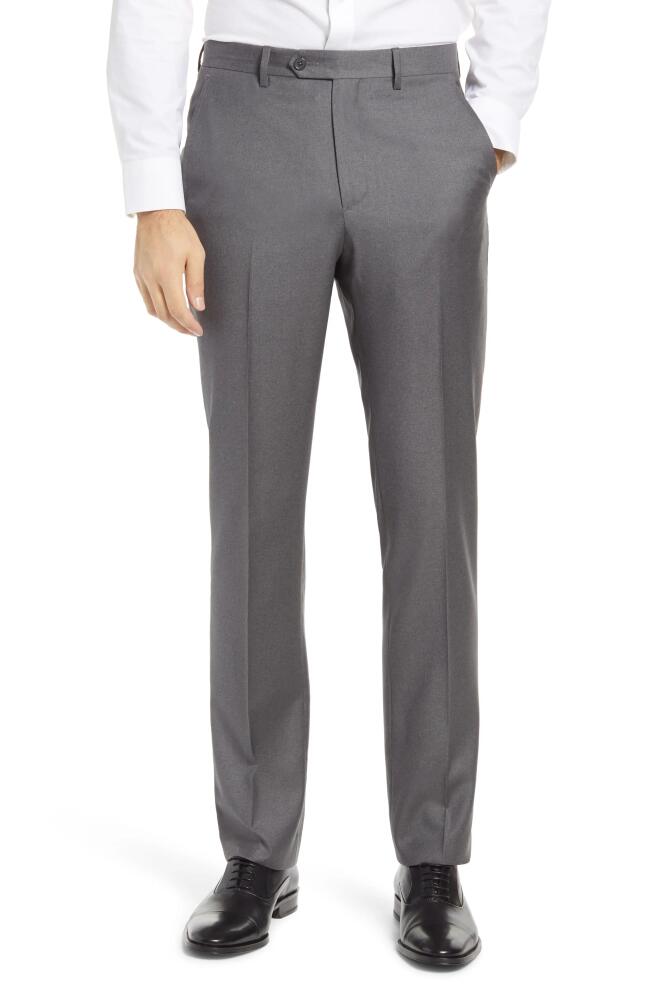 Santorelli Wool Serge Dress Pants in Grey Cover