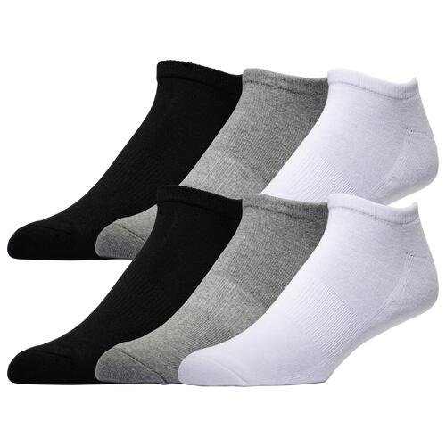 LCKR 6 Pack Basic No Show W/O Tab Socks - Mens Multi Cover