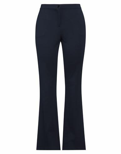 Diana Gallesi Woman Pants Navy blue Viscose, Polyamide, Elastane Cover