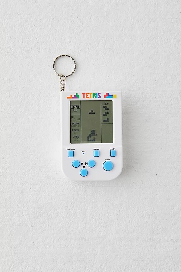 Retro Game Keychain in White Cover