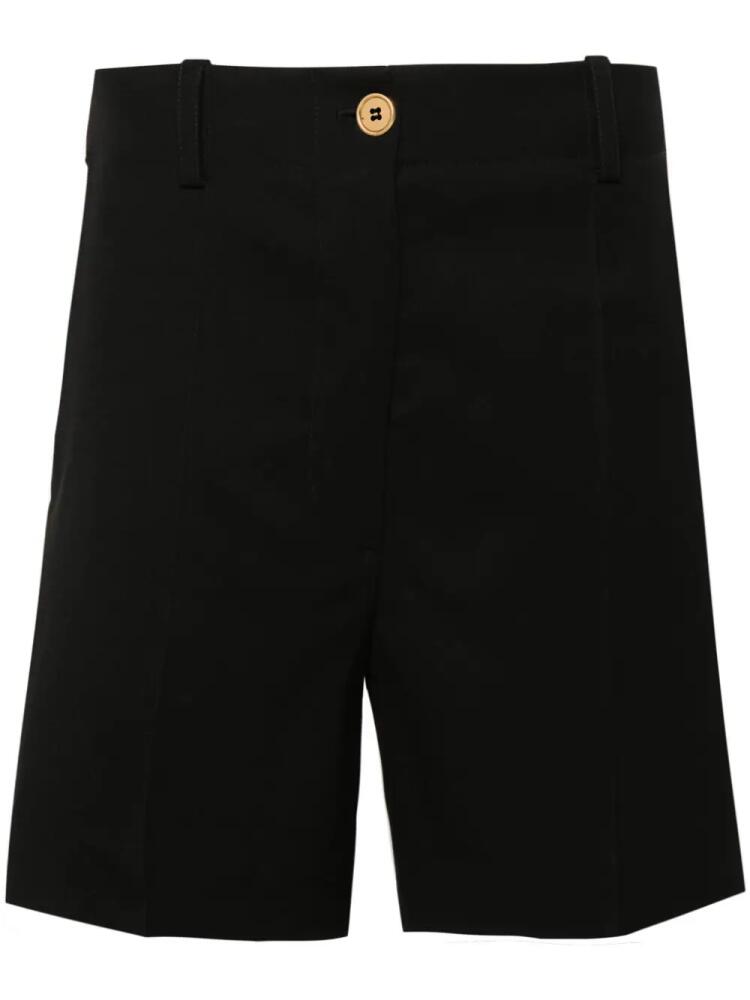 Patou wool tailored shorts - Black Cover