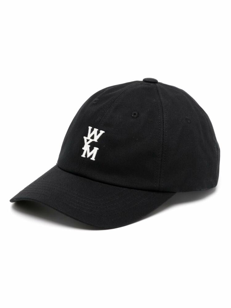 Wooyoungmi logo-embroidered baseball cap - Black Cover