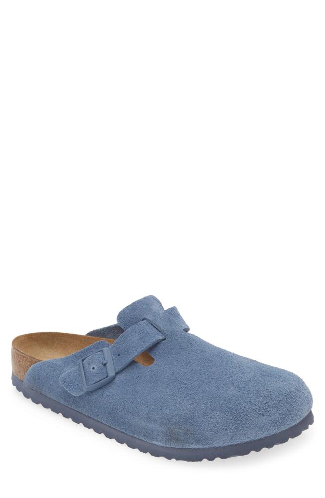 Birkenstock Boston Soft Clog in Elemental Blue Cover