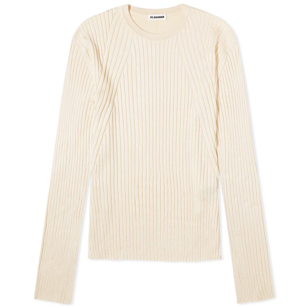 Jil Sander Women's Rib Jumper in Cornsilk Cover