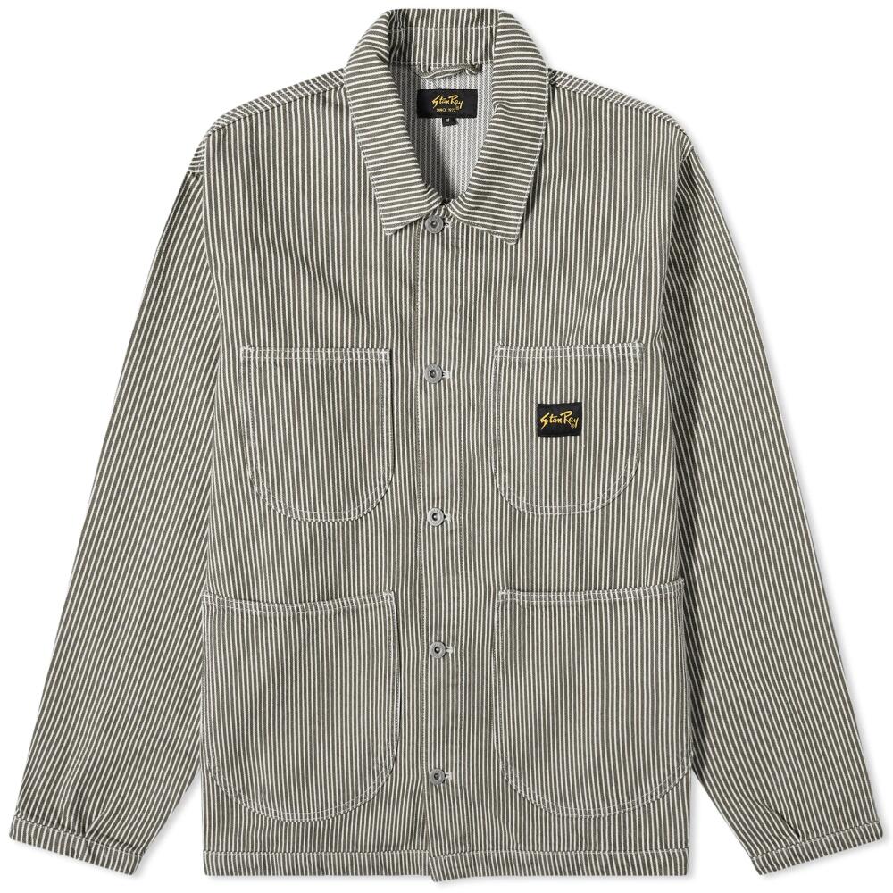 Stan Ray Men's Coverall Jacket in Black Stone Hickory Cover