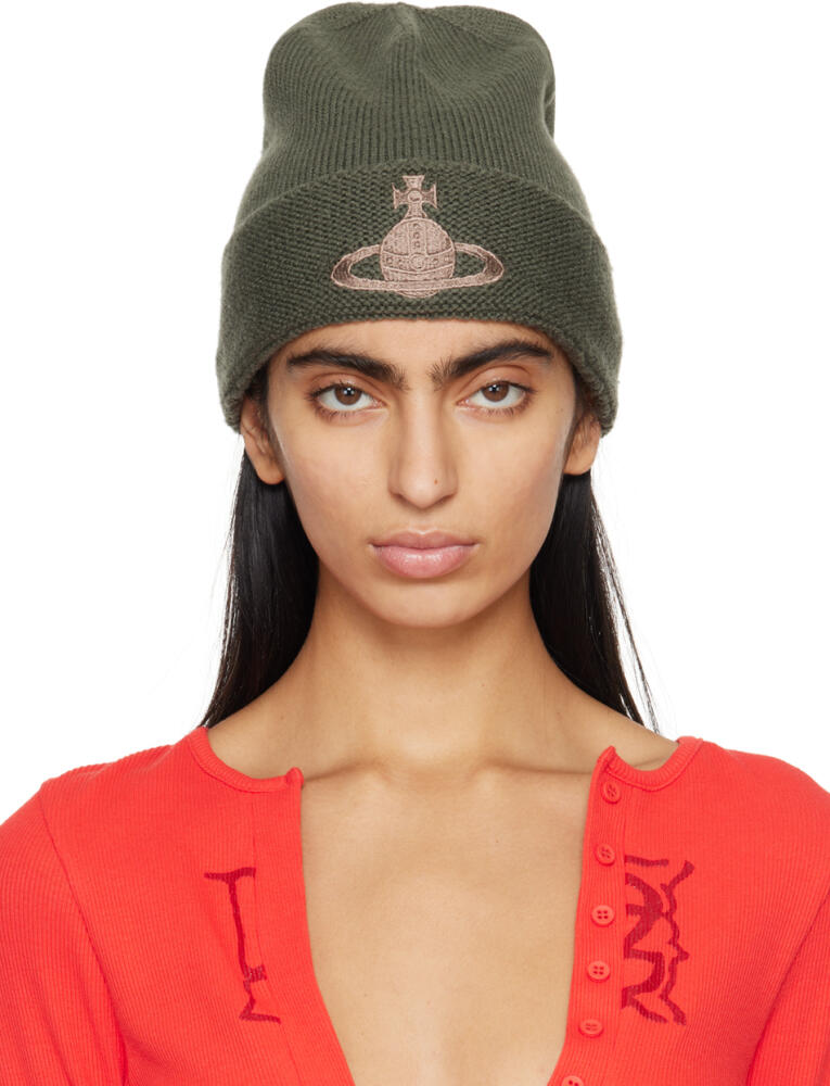 Vivienne Westwood Khaki Classic Beanie Cover