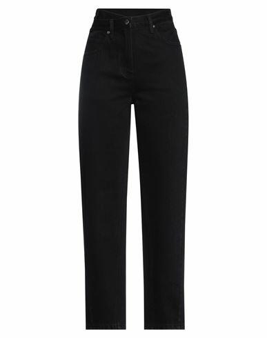 Isabelle Blanche Paris Woman Jeans Black Cotton Cover