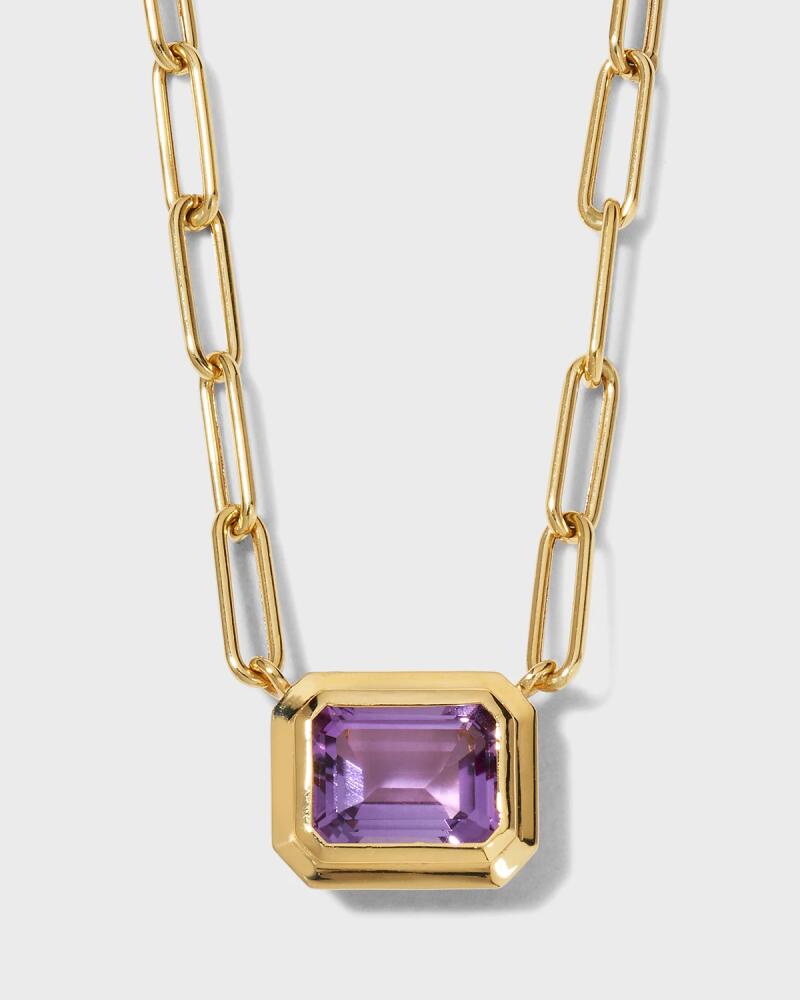 Goshwara 18K Manhattan Amethyst Pendant Necklace Cover