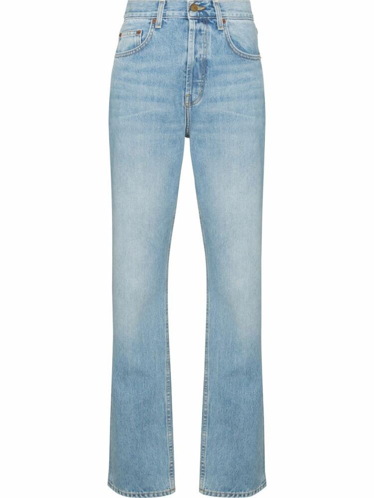 B SIDES mid-rise straight-leg jeans - Blue Cover