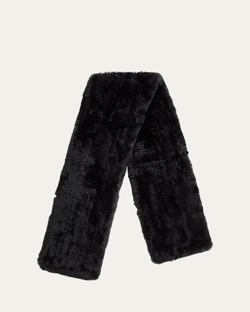 Yves Salomon Sheep Shearling Scarf Cover