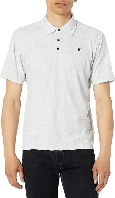 Hurley Ace Vista Short Sleeve Polo (White Heather) Men's Clothing Cover