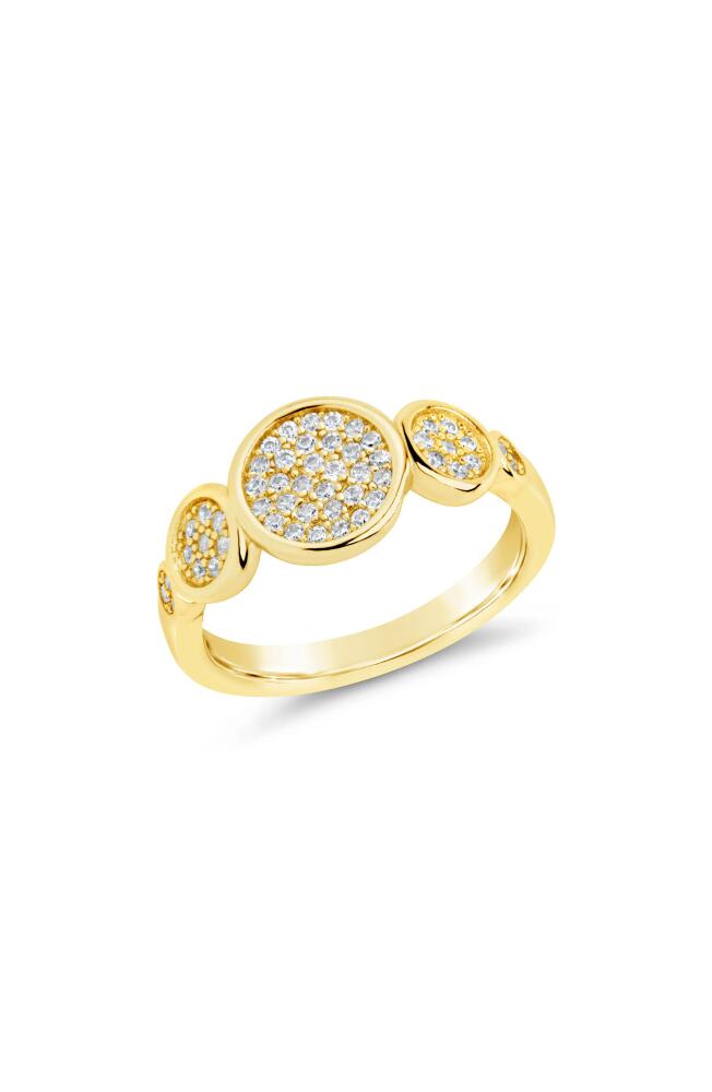 Sterling Forever Amy Pavé Ring in Gold Cover