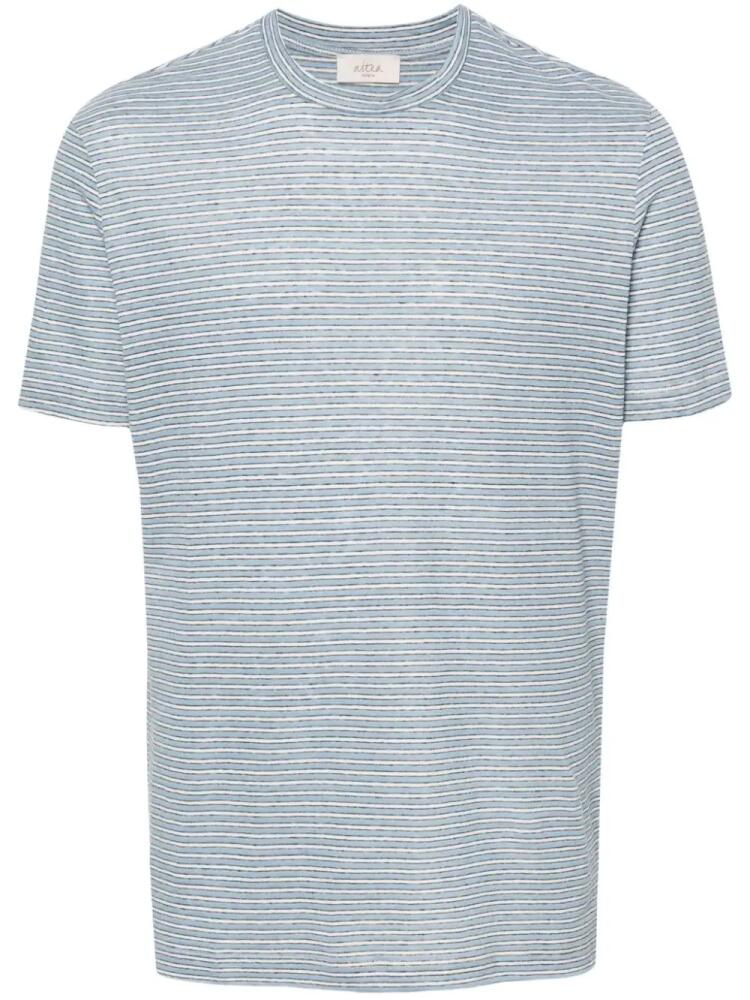 Altea striped cotton T-shirt - Blue Cover