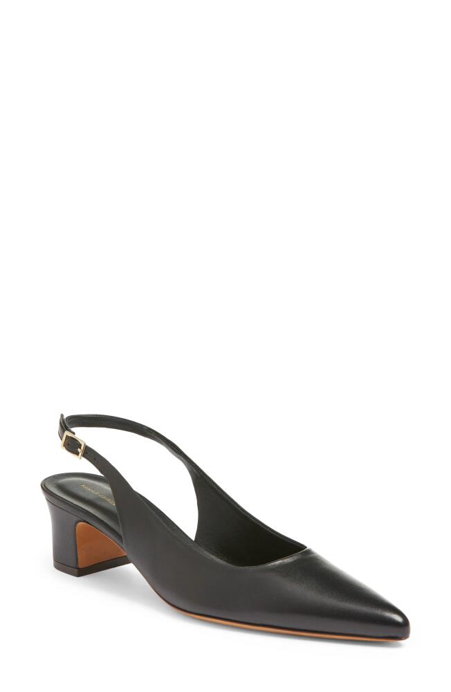 Mansur Gavriel Pointed Toe Slingback Pump in Black Cover