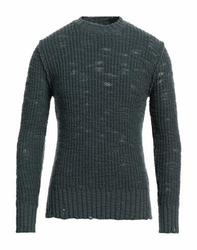 Messagerie Man Sweater Deep jade Wool Cover