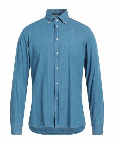 B. d.baggies Man Denim shirt Blue Cotton Cover