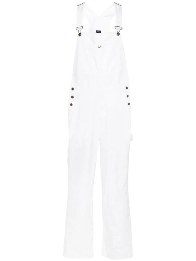 NOAH NY x Puma tonal stitching straight-leg dungarees - White Cover