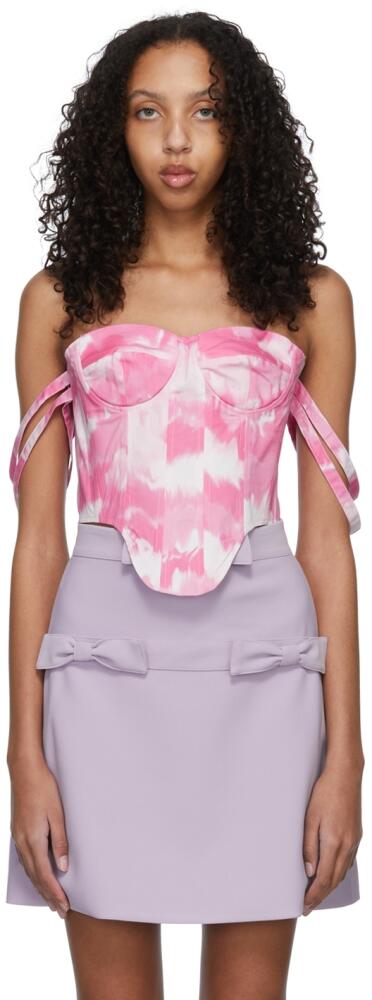 Rokh Pink Cotton Tank Top Cover