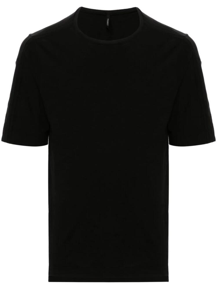 Transit slub-texture cotton T-shirt - Black Cover