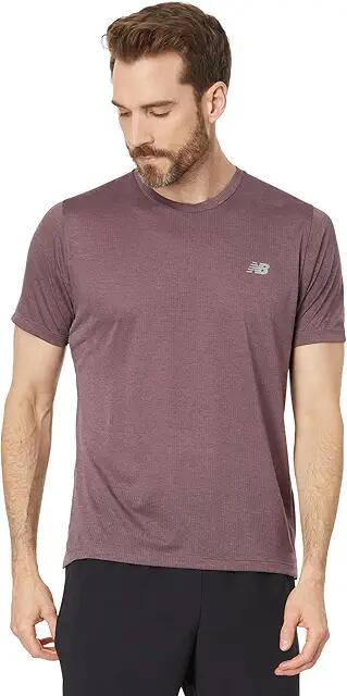 New Balance New Balance Men's Athletics T-Shirt (Licorice Heather) Men's Clothing Cover