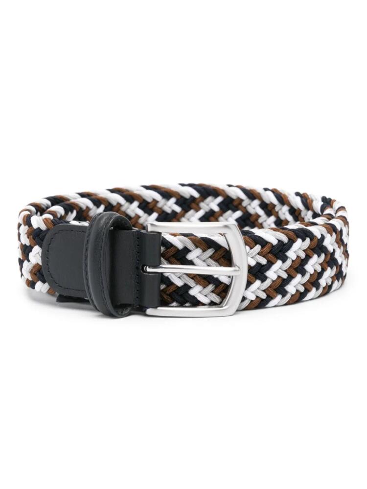 Anderson's woven elasticated belt - Brown Cover