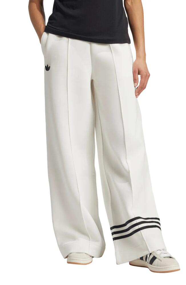 adidas Originals Neuclassics Wide Leg Track Pants in Cloud White Cover