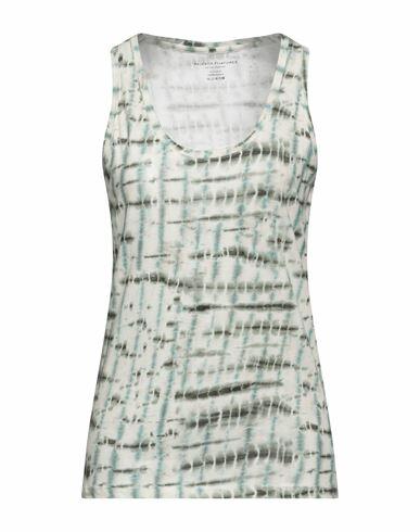 Majestic Filatures Woman Tank top Dark green Cotton Cover