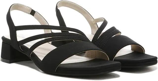 LifeStride Joy 2 Strappy Sandals (Black Fabric) Women's Sandals Cover