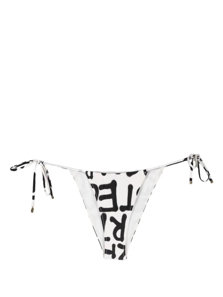 Stella McCartney logo-print bikini bottoms - White Cover