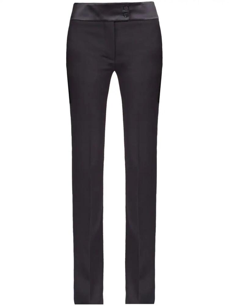 Ferragamo Tuxedo straight-leg tailored trousers - Black Cover