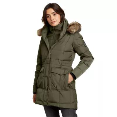 Eddie Bauer Women's Yukon Classic Down Parka Cover