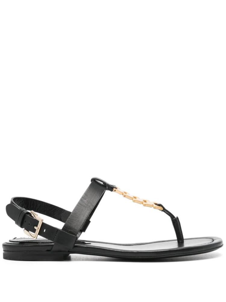 Victoria Beckham chain-embellished sandals - Black Cover