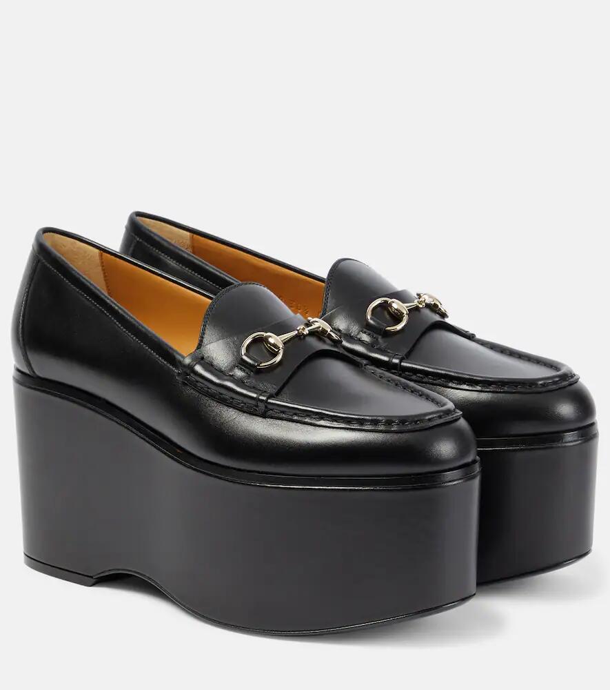 Gucci Gucci Horsebit leather platform loafers Cover