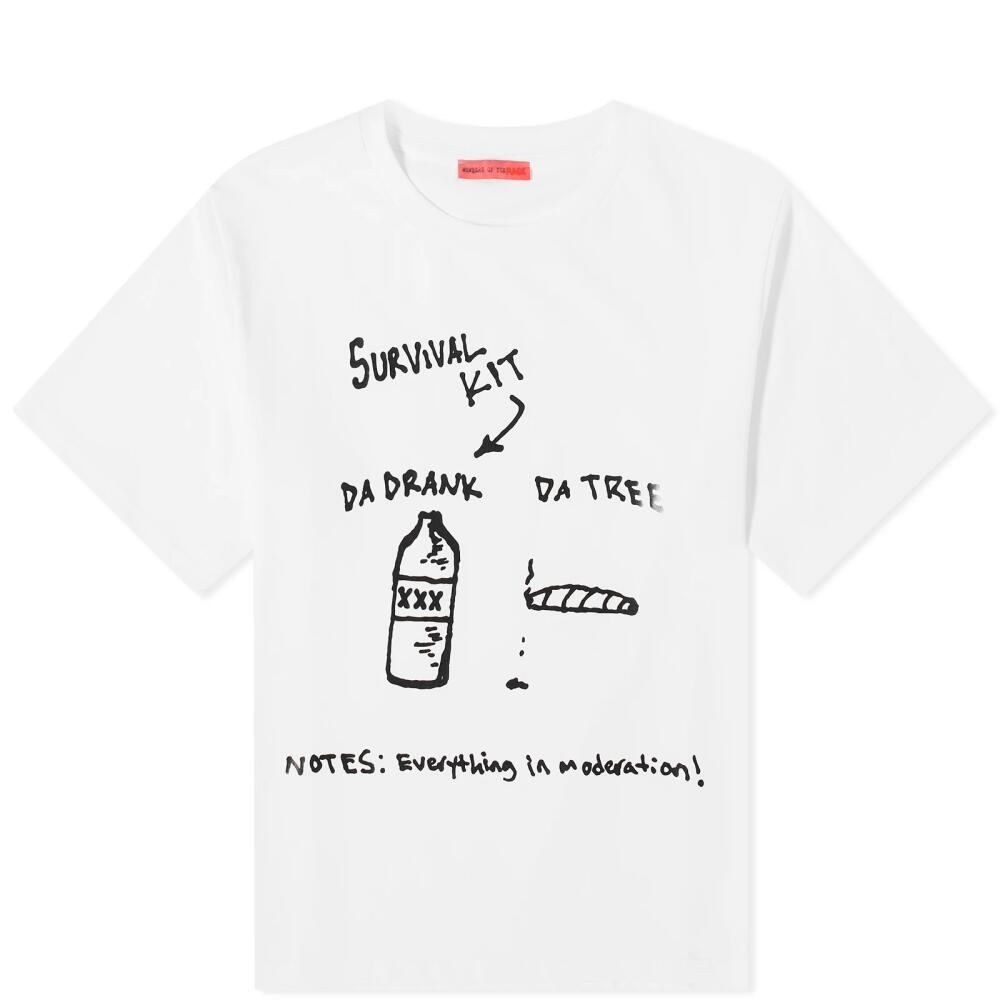 Members of the Rage Men's Survival Kit T-Shirt in Off-White Cover