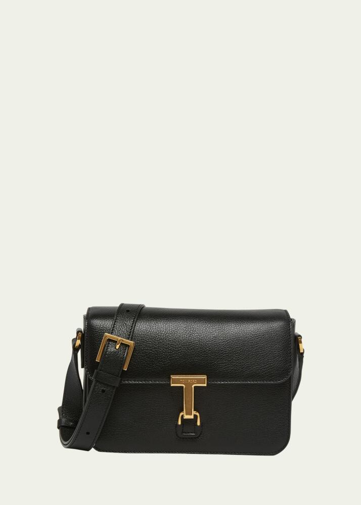 TOM FORD Men's Monarch Grained Leather Messenger Bag Cover