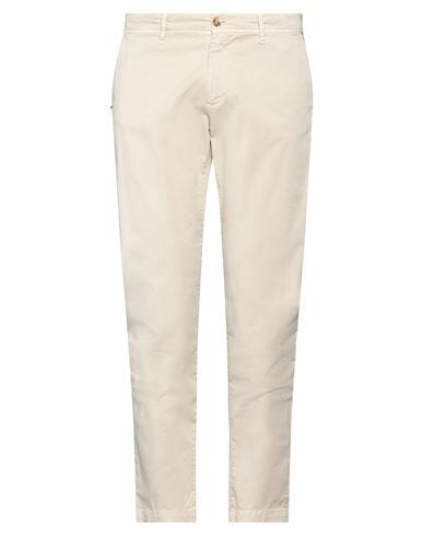 Officina 36 Man Pants Ivory Cotton, Elastane Cover