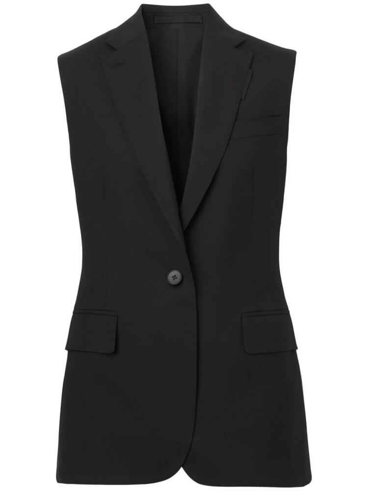 Burberry sleeveless tailored jacket - Black Cover