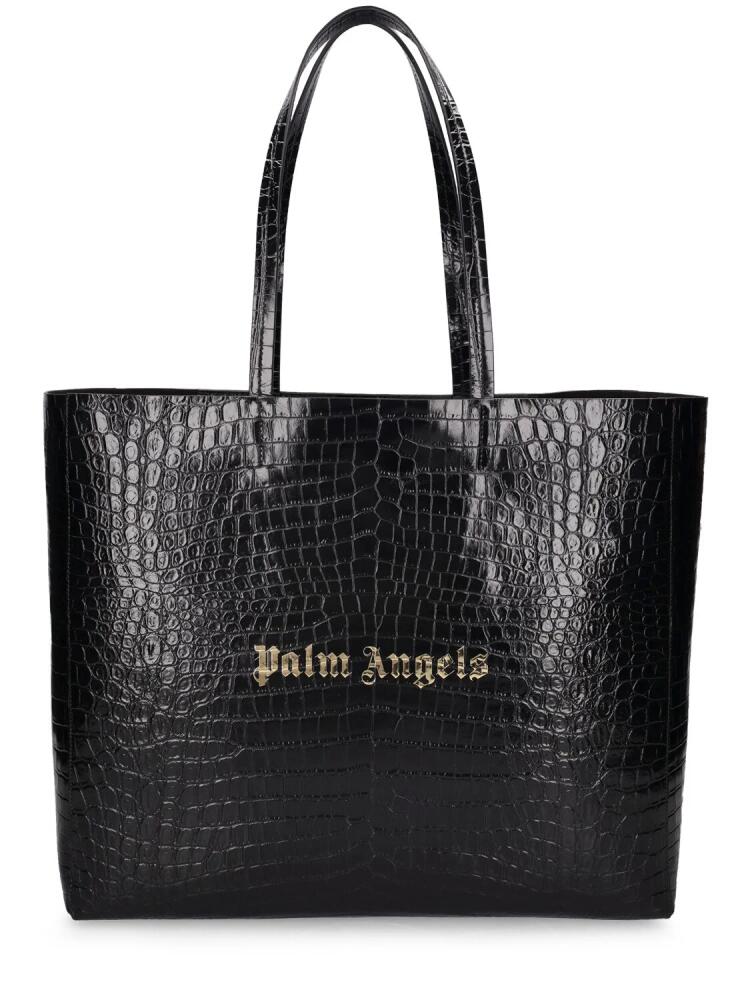 PALM ANGELS Palm Leather Tote Bag Cover