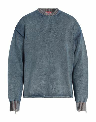 Diesel Man Sweater Blue Cotton Cover