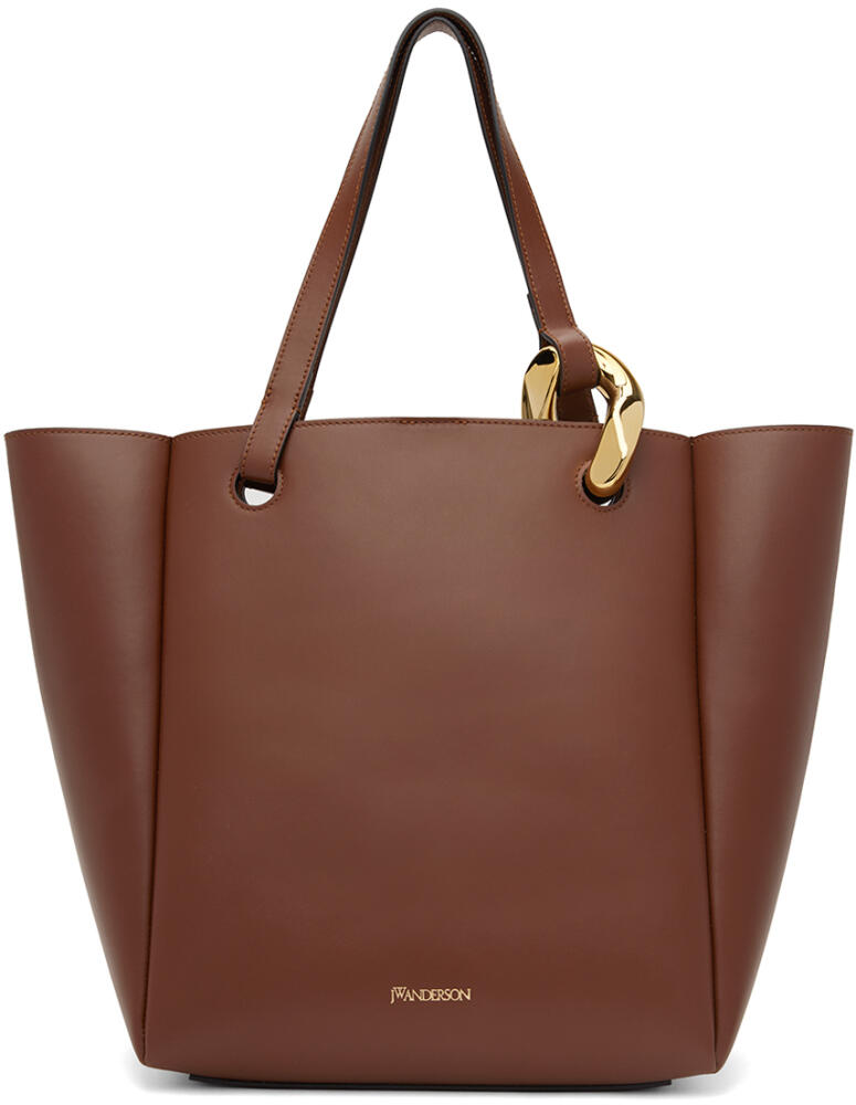 JW Anderson Brown JWA Corner Leather Tote Cover