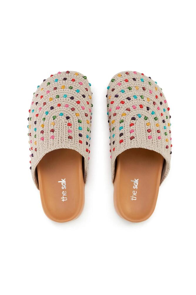 The Sak Bolinas Clog in Ecru Multi Beads Cover