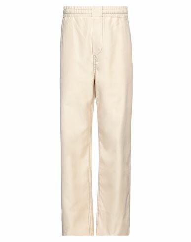 Sunnei Man Pants Beige Polyester, Cotton Cover